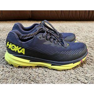 Hoka One One W Torrent 2 Hiking Shoes Navy Blue Yellow 1110497 DWEP Size 5 US